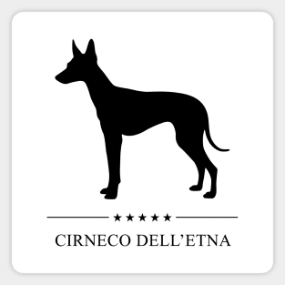 Cirneco dell'Etna Black Silhouette Magnet